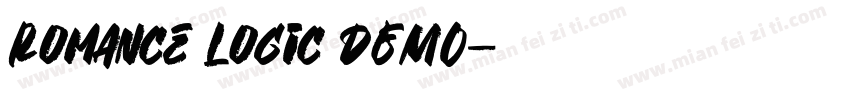 Romance Logic DEMO字体转换